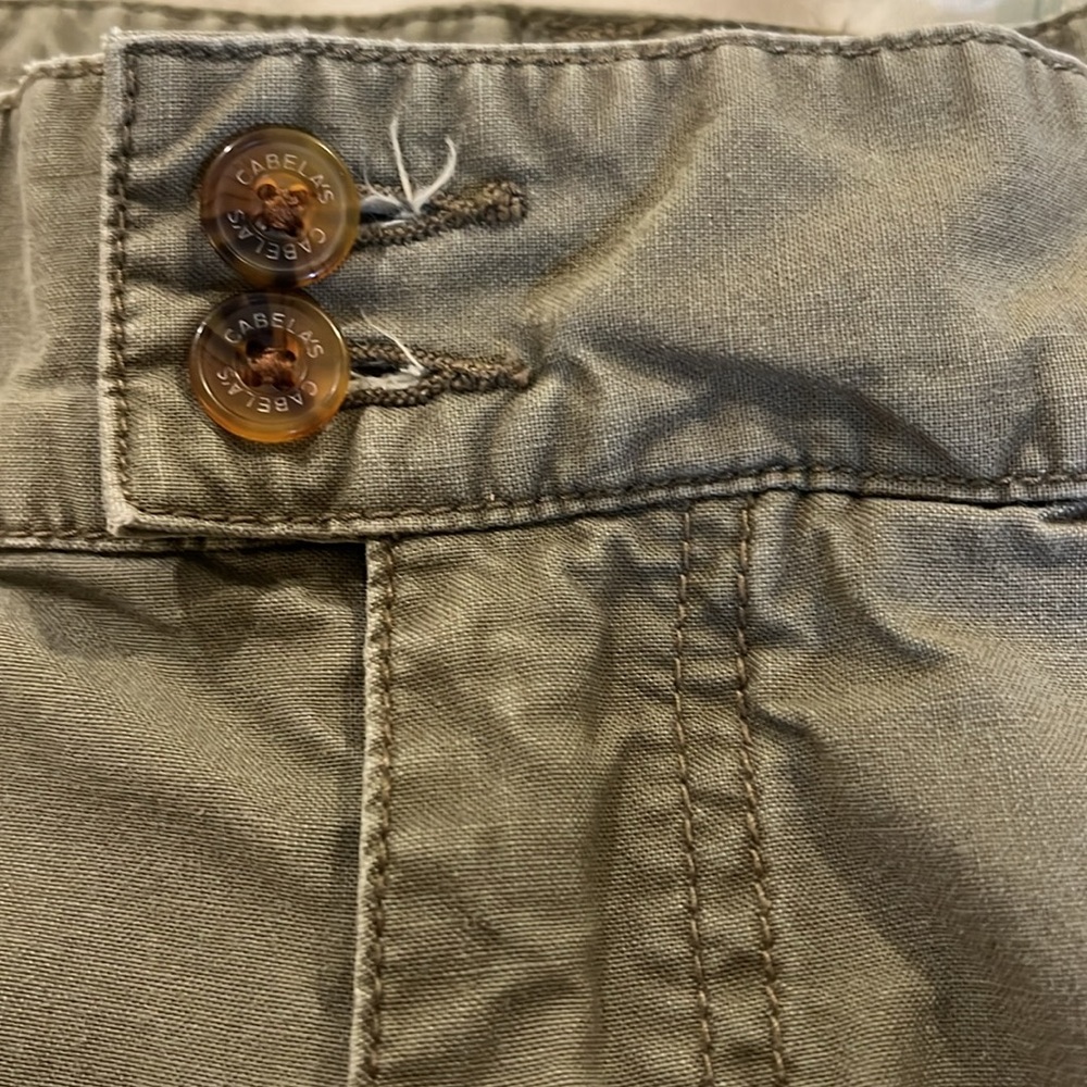 Cabelas army green pants /zip off shorts men’s - Picture 10 of 10